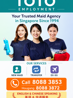 TOTO EMPLOYMENT — Licensed Employment Agency · Singapore — Call 8088 3853